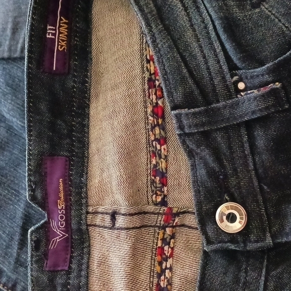 VIGOSS COLLECTION SKINNY FIT JEANS - Picture 3 of 9